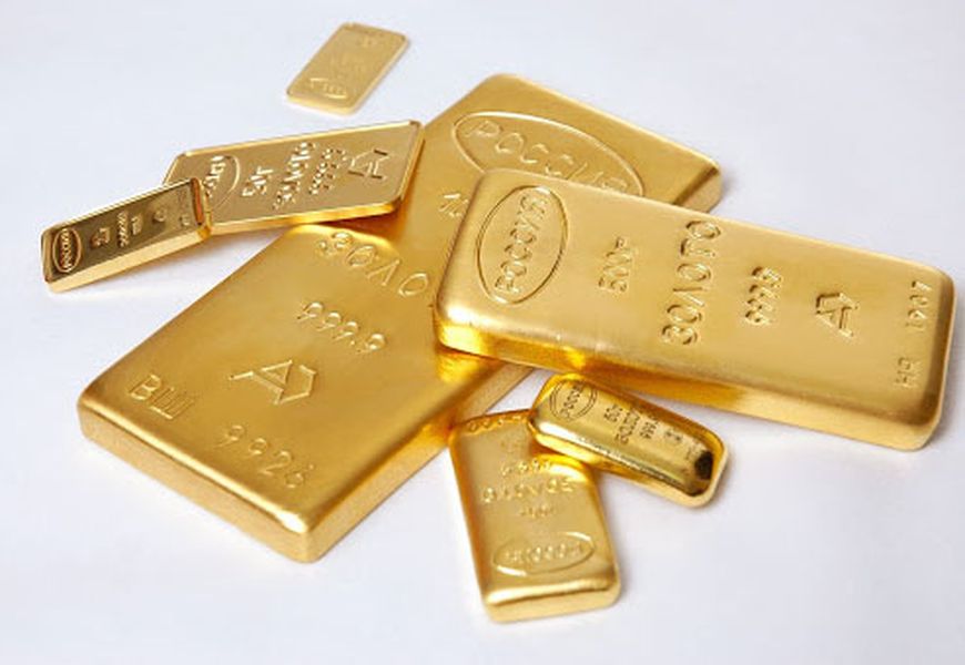 Lagerung von wertvollem Metall (Goldbarren)